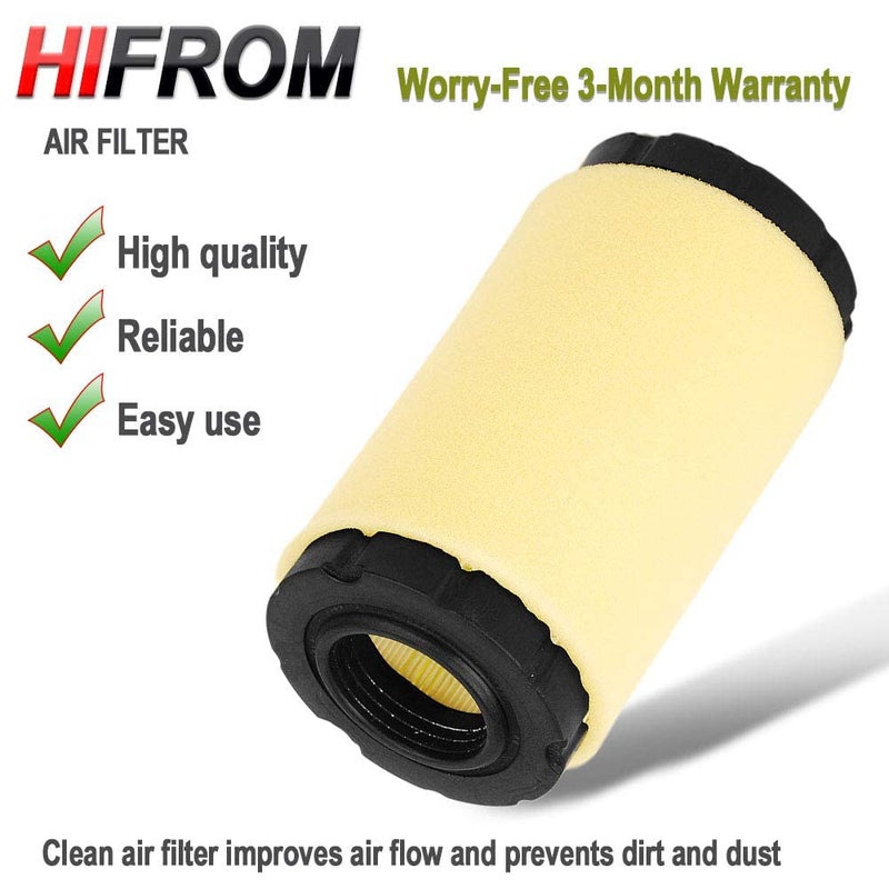 HIFROM Air Filter + Pre Filter Replacement for 793569 John Deere GY21055 MIU11511 Rotary 12673 Stens 100-929,Lawn Mower Air Filter - Image 3